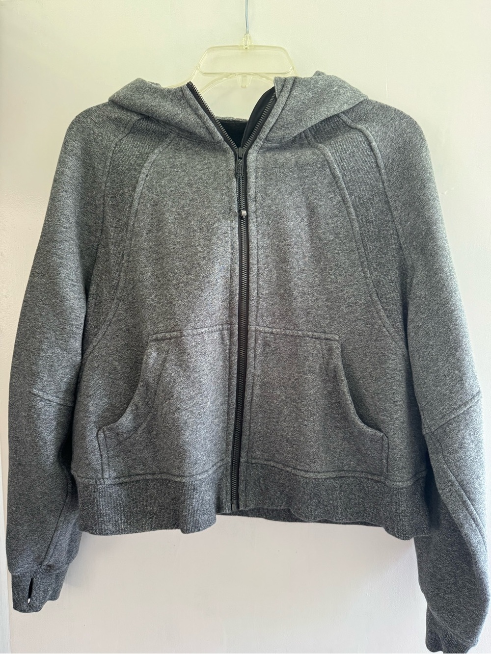 lululemon athletica cropped scuba full zip
